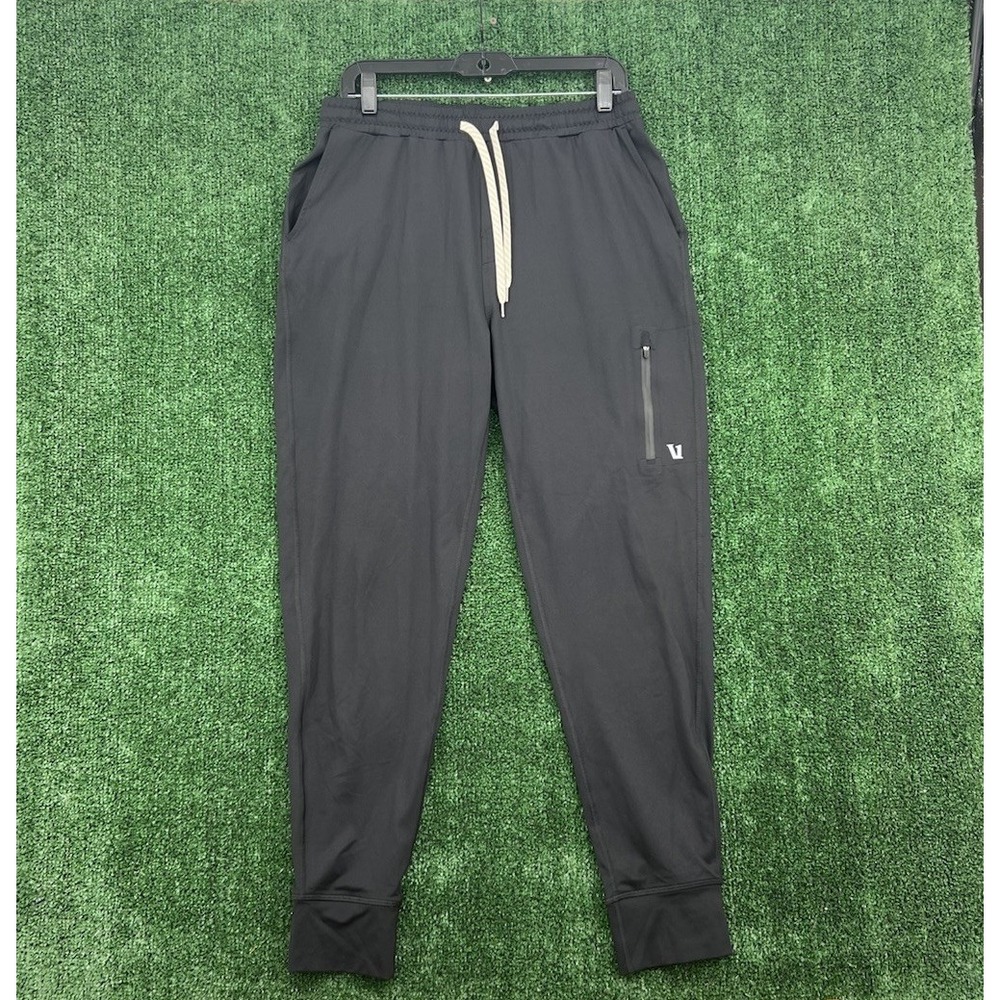Vuori Sunday Performance Joggers Mens Medium Black V416 Gym Training Pants